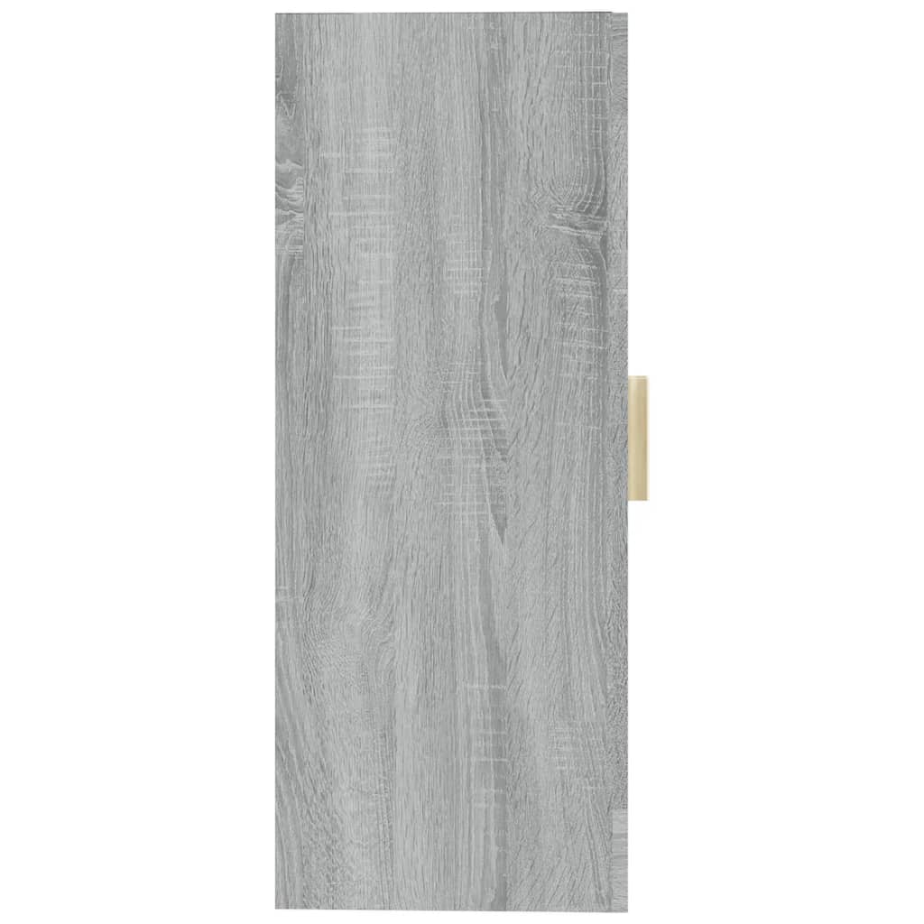 szürke-sonoma színű függő faliszekrény 69,5 x 34 x 90 cm
