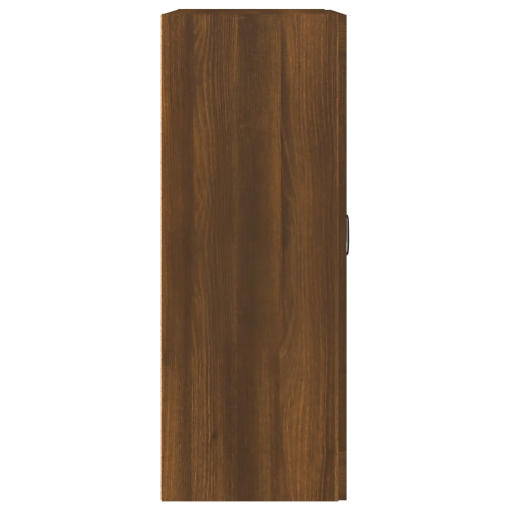 Pakabinama sieninė spintelė, ruda ąžuolo, 69,5x32,5x90cm | Stepinfit