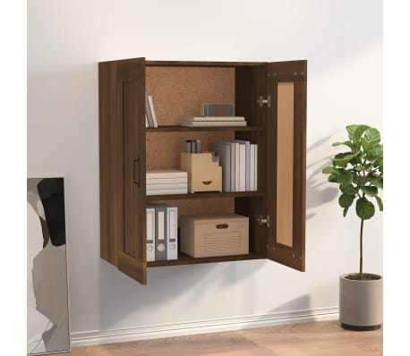 vidaXL Hängeschrank Braun Eichen-Optik 69,5x32,5x90 cm