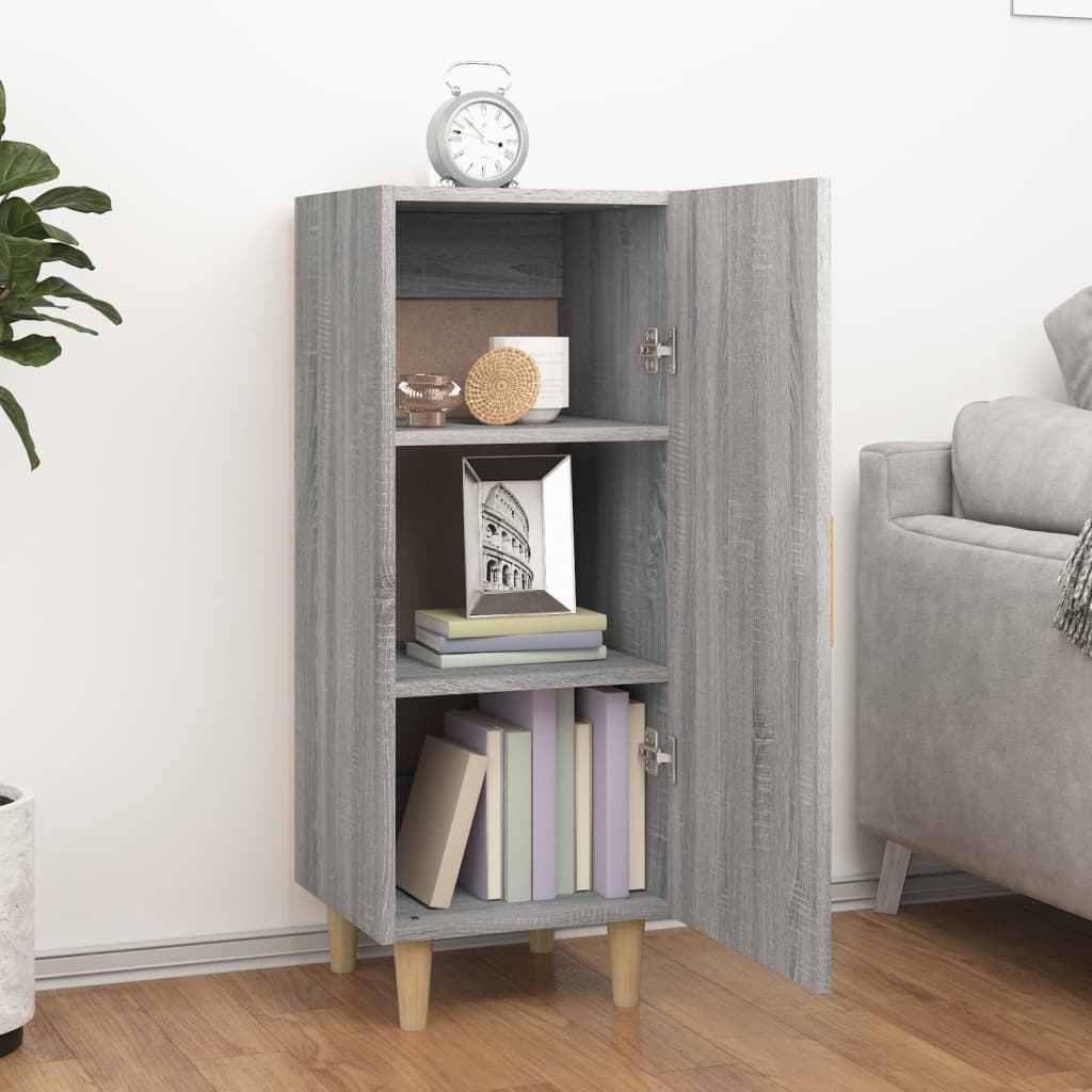 vidaXL Sideboard Grey Sonoma 34.5x34x90 cm Engineered Wood