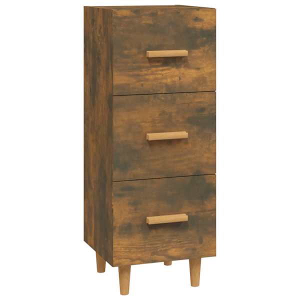 vidaXL puhvetkapp, suitsutatud tamm, 34,5 x 34 x 90 cm, tehispuit