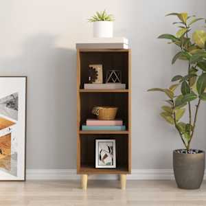 vidaXL plaukts, ozolkoka krāsa, 34,5x32,5x90 cm, inženierijas koks