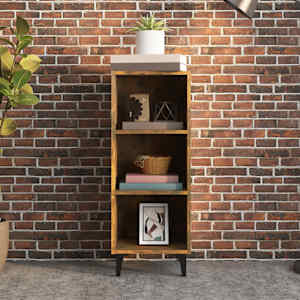 vidaXL Buffet ch&ecirc;ne fum&eacute; 34,5x32,5x90 cm bois d'ing&eacute;nierie