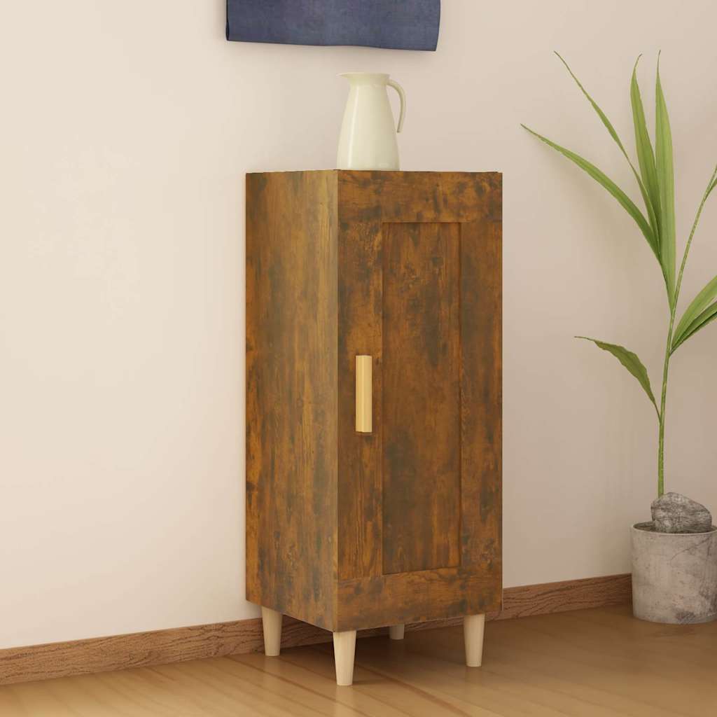 vidaXL Szafka, przydymiony d�b, 34,5x34x90 cm, materia� drewnopochodny