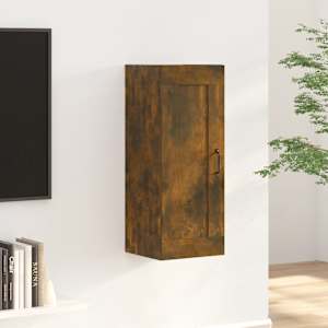 Závěsná skříňka kouřový dub 35 x 34 x 90 cm kompozitní dřevo - obrázek 1