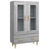 vidaXL k&otilde;rge kapp, hall Sonoma tamm, 70 x 31 x 115 cm, tehispuit