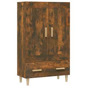 Komoda kouřový dub 70 x 31 x 115 cm kompozitní dřevo - obrázek 2
