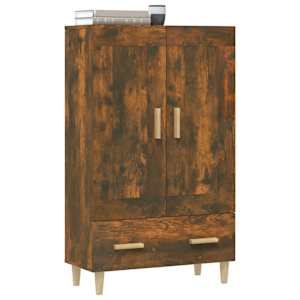 Komoda kouřový dub 70 x 31 x 115 cm kompozitní dřevo - obrázek 5