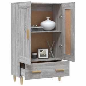 Komoda šedá sonoma 70 x 31 x 115 cm kompozitní dřevo - obrázek 4