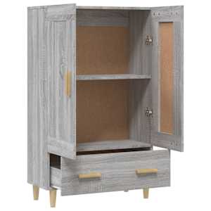 Komoda šedá sonoma 70 x 31 x 115 cm kompozitní dřevo - obrázek 7