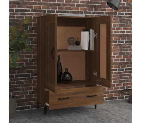 vidaXL Ντουλάπα Καφέ Δρυς 70 x 31 x 115 εκ. από Επεξεργασμένο Ξύλο