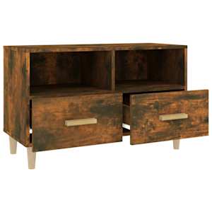 TV skříňka kouřový dub 80 x 36 x 50 cm kompozitní dřevo - obrázek 7