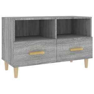 TV skříňka šedá sonoma 80 x 36 x 50 cm kompozitní dřevo - obrázek 1
