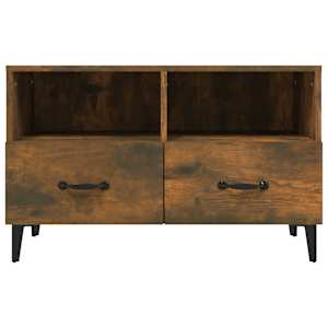TV skříňka kouřový dub 80 x 36 x 50 cm kompozitní dřevo - obrázek 6