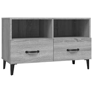 TV skříňka šedá sonoma 80 x 36 x 50 cm kompozitní dřevo - obrázek 2