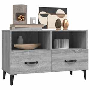 TV skříňka šedá sonoma 80 x 36 x 50 cm kompozitní dřevo - obrázek 4