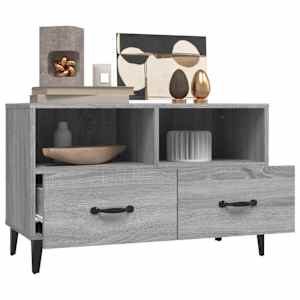 TV skříňka šedá sonoma 80 x 36 x 50 cm kompozitní dřevo - obrázek 5