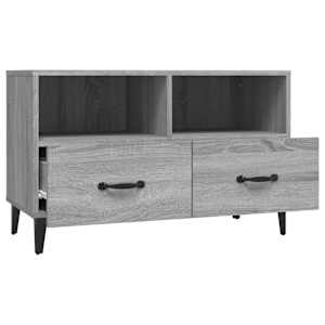 TV skříňka šedá sonoma 80 x 36 x 50 cm kompozitní dřevo - obrázek 7