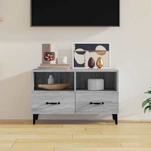 TV skříňka šedá sonoma 80 x 36 x 50 cm kompozitní dřevo - obrázek 1