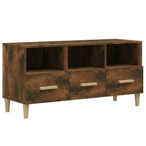 TV skříňka kouřový dub 102 x 36 x 50 cm kompozitní dřevo - obrázek 2