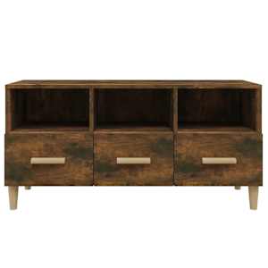 TV skříňka kouřový dub 102 x 36 x 50 cm kompozitní dřevo - obrázek 6