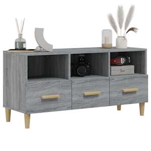 TV skříňka šedá sonoma 102 x 36 x 50 cm kompozitní dřevo - obrázek 4