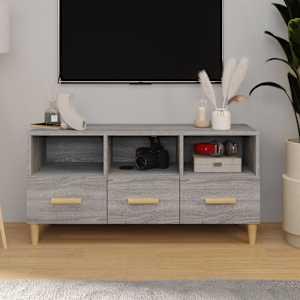 TV skříňka šedá sonoma 102 x 36 x 50 cm kompozitní dřevo - obrázek 1