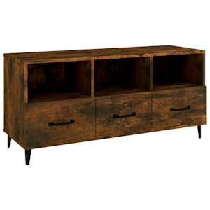 TV skříňka kouřový dub 102 x 35 x 50 cm kompozitní dřevo - obrázek 2