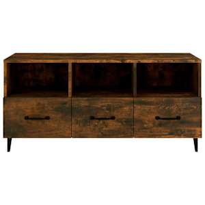 TV skříňka kouřový dub 102 x 35 x 50 cm kompozitní dřevo - obrázek 5