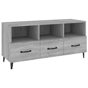 TV skříňka šedá sonoma 102 x 35 x 50 cm kompozitní dřevo - obrázek 2
