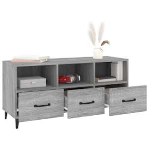 TV skříňka šedá sonoma 102 x 35 x 50 cm kompozitní dřevo - obrázek 4