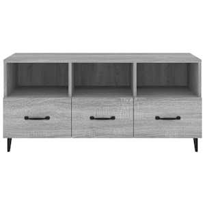 TV skříňka šedá sonoma 102 x 35 x 50 cm kompozitní dřevo - obrázek 6