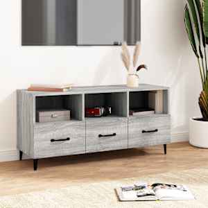 TV skříňka šedá sonoma 102 x 35 x 50 cm kompozitní dřevo - obrázek 1