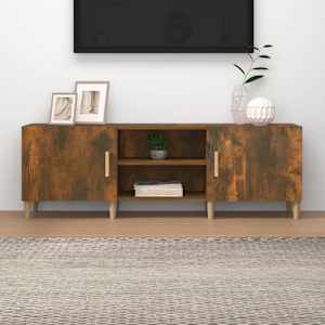 TV skříňka kouřový dub 150 x 30 x 50 cm kompozitní dřevo - obrázek 1