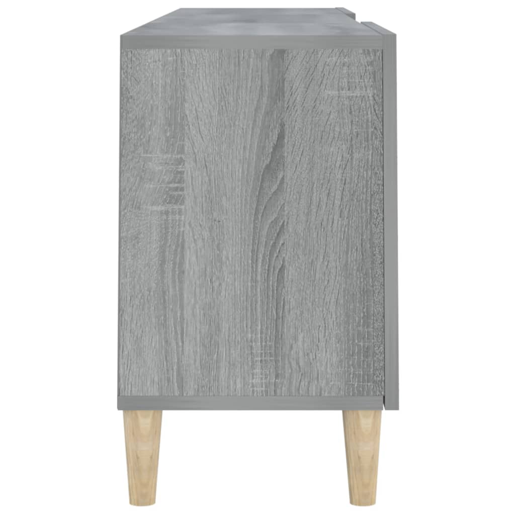 Meuble TV Sonoma gris 150x30x50 cm Bois d’ingénierie | meublestv.fr 8