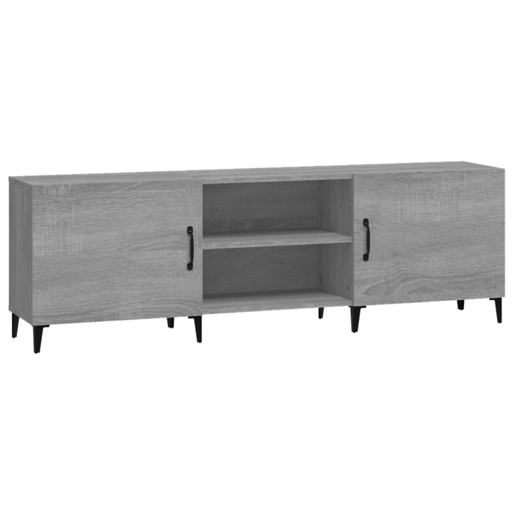 Meuble TV Sonoma gris 150x30x50 cm Bois d’ingénierie | meublestv.fr 3
