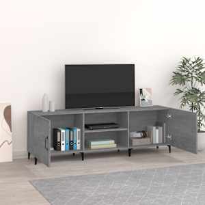 vidaXL Televizoriaus spintelė, pilka ąžuolo, 150x30x50cm, mediena