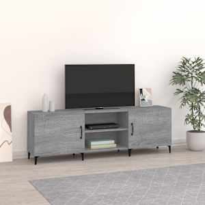 TV omarica siva sonoma 150x30x50 cm inženirski les