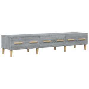 TV skříňka šedá sonoma 150 x 34,5 x 30 cm kompozitní dřevo - obrázek 2
