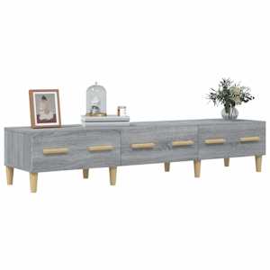 TV skříňka šedá sonoma 150 x 34,5 x 30 cm kompozitní dřevo - obrázek 5