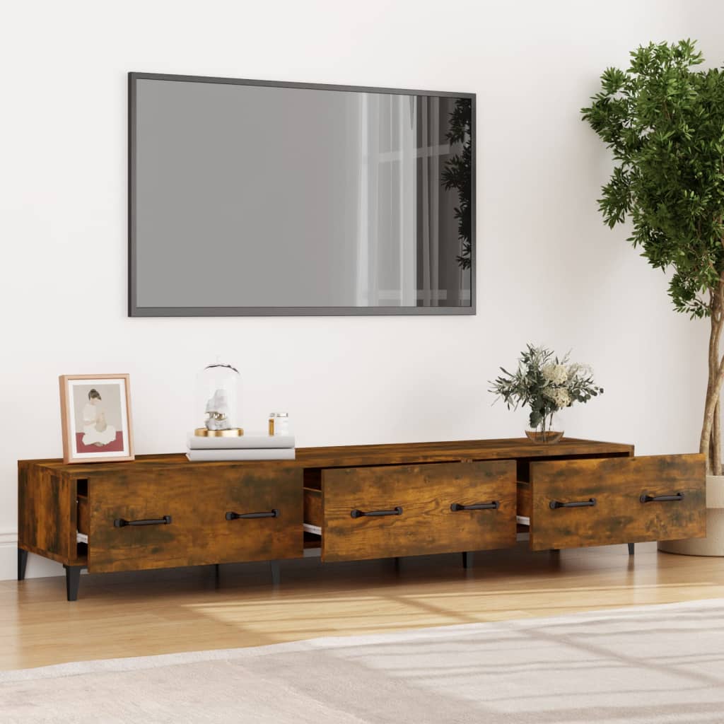 TV skříňka kouřový dub 150 x 34,5 x 30 cm kompozitní dřevo