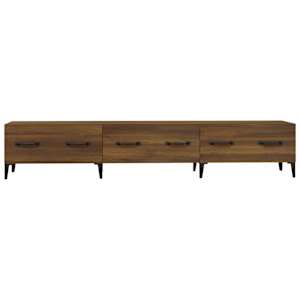 TV skříňka hnědý dub 150 x 34,5 x 30 cm kompozitní dřevo - obrázek 7