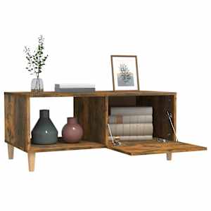Konferenční stolek kouřový dub 89,5x50x40 cm kompozitní dřevo - obrázek 5