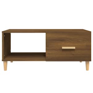 Konferenční stolek hnědý dub 89,5 x 50 x 40 cm kompozitní dřevo - obrázek 6