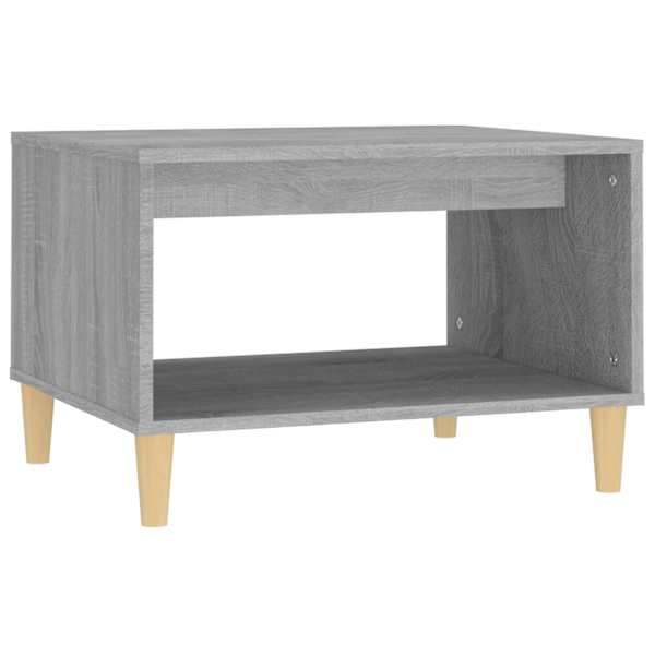 vidaXL kohvilaud, hall Sonoma tamm, 60x50x40 cm, tehispuit
