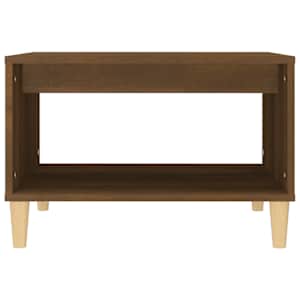 Konferenční stolek hnědý dub 60x50x40 cm kompozitní dřevo - obrázek 5