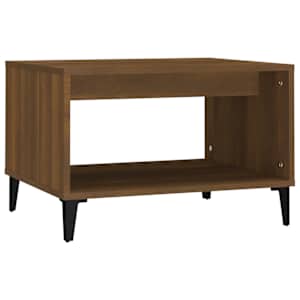Konferenční stolek hnědý dub 60 x 50 x 40 cm kompozitní dřevo - obrázek 2