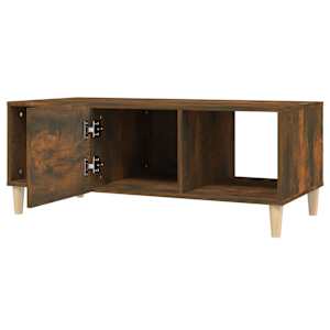 Konferenční stolek kouřový dub 102x50x40 cm kompozitní dřevo - obrázek 4