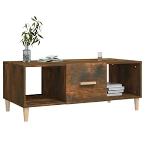 Konferenční stolek kouřový dub 102x50x40 cm kompozitní dřevo - obrázek 7