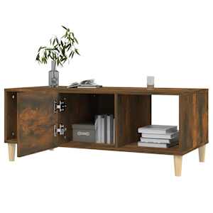 Konferenční stolek kouřový dub 102x50x40 cm kompozitní dřevo - obrázek 8